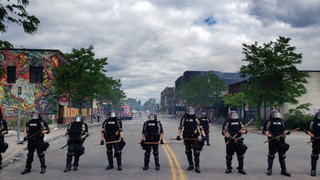 Photo of police in Minneapolis