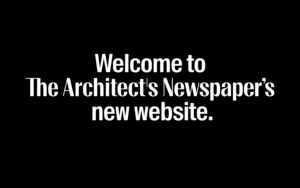 A banner that reads The Architect's Newspaper