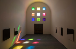 Inside of an art chapel, part of a museum that isn't reopening
