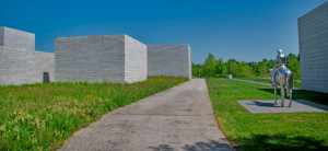 a view of the Glenstone museum in maryland