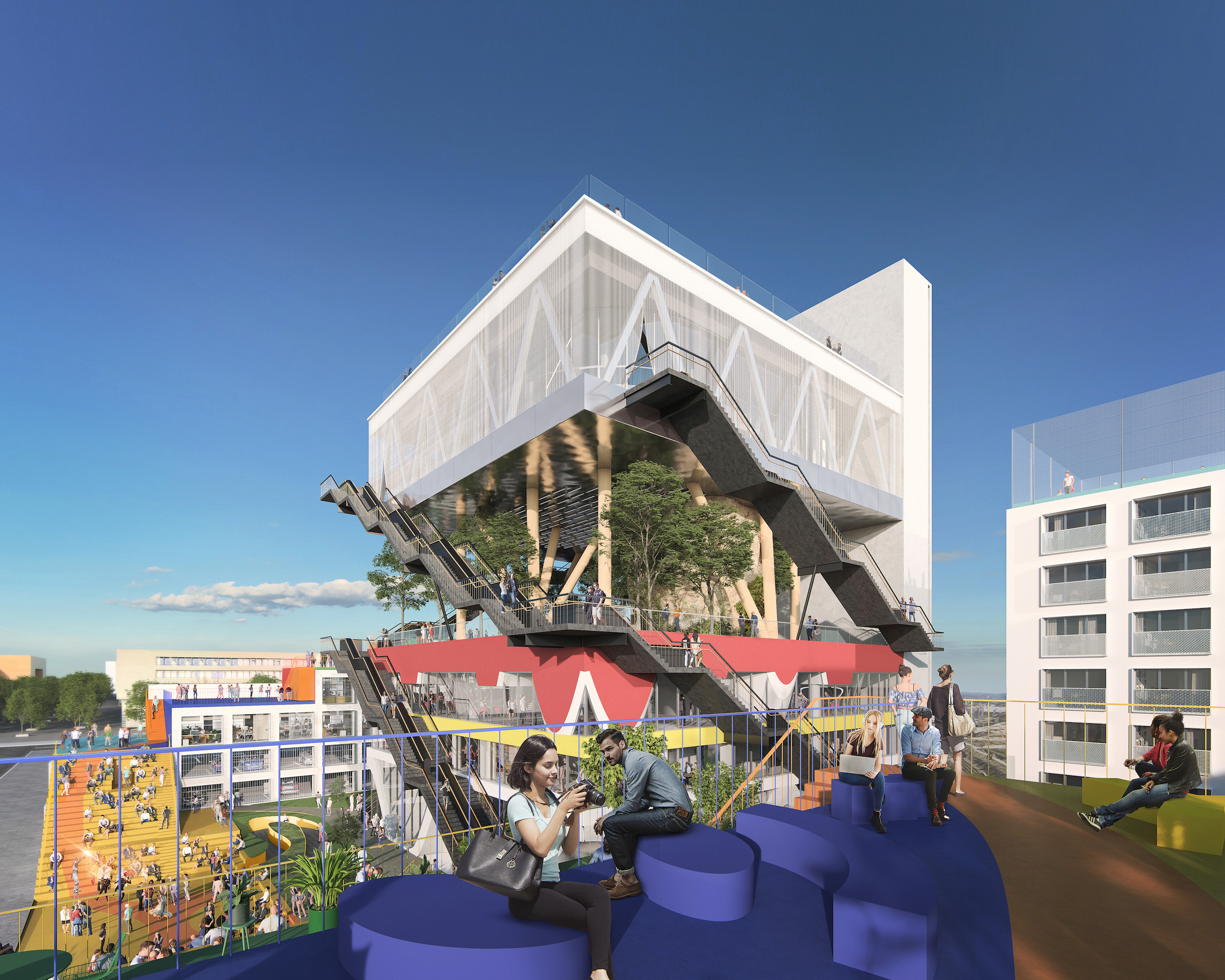 image of expo-pavilion-turned-coworking-space by mvrdv in Hanover