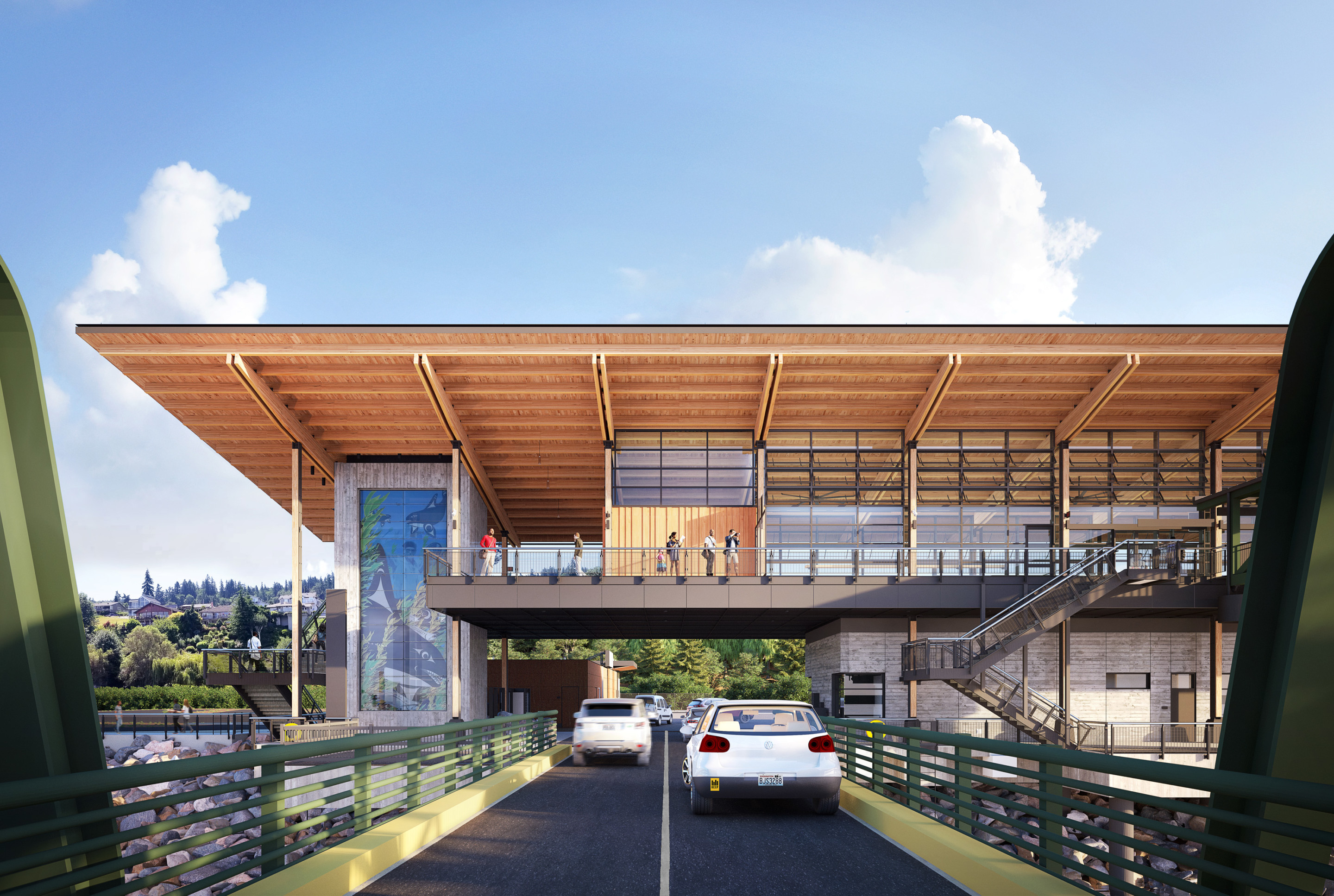 rendering of Mukilteo Ferry Terminal