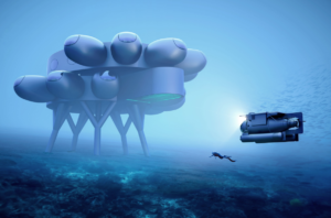 conceptual undersea research station