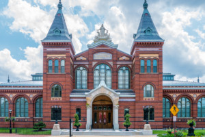 exterior of the Smithsonian Arts and Industries Building