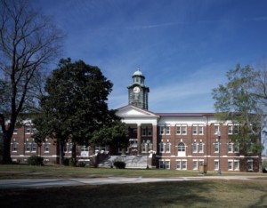 a dorm building at Tuskegee University