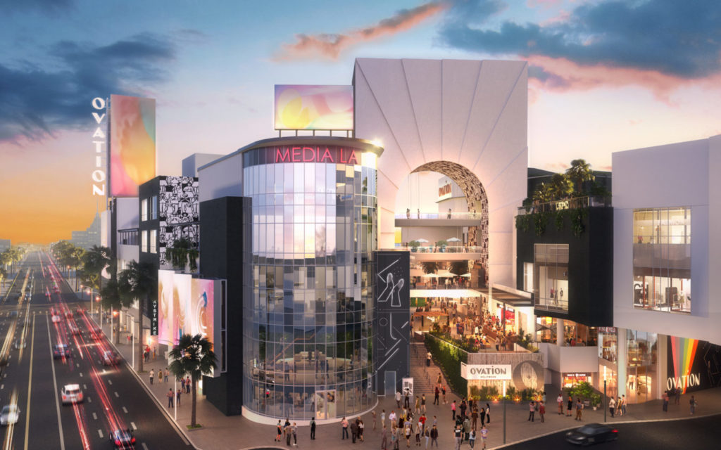 rendering of ovation hollywood