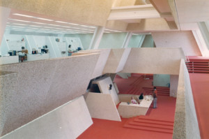 interior photograph of a corporate headquarters
