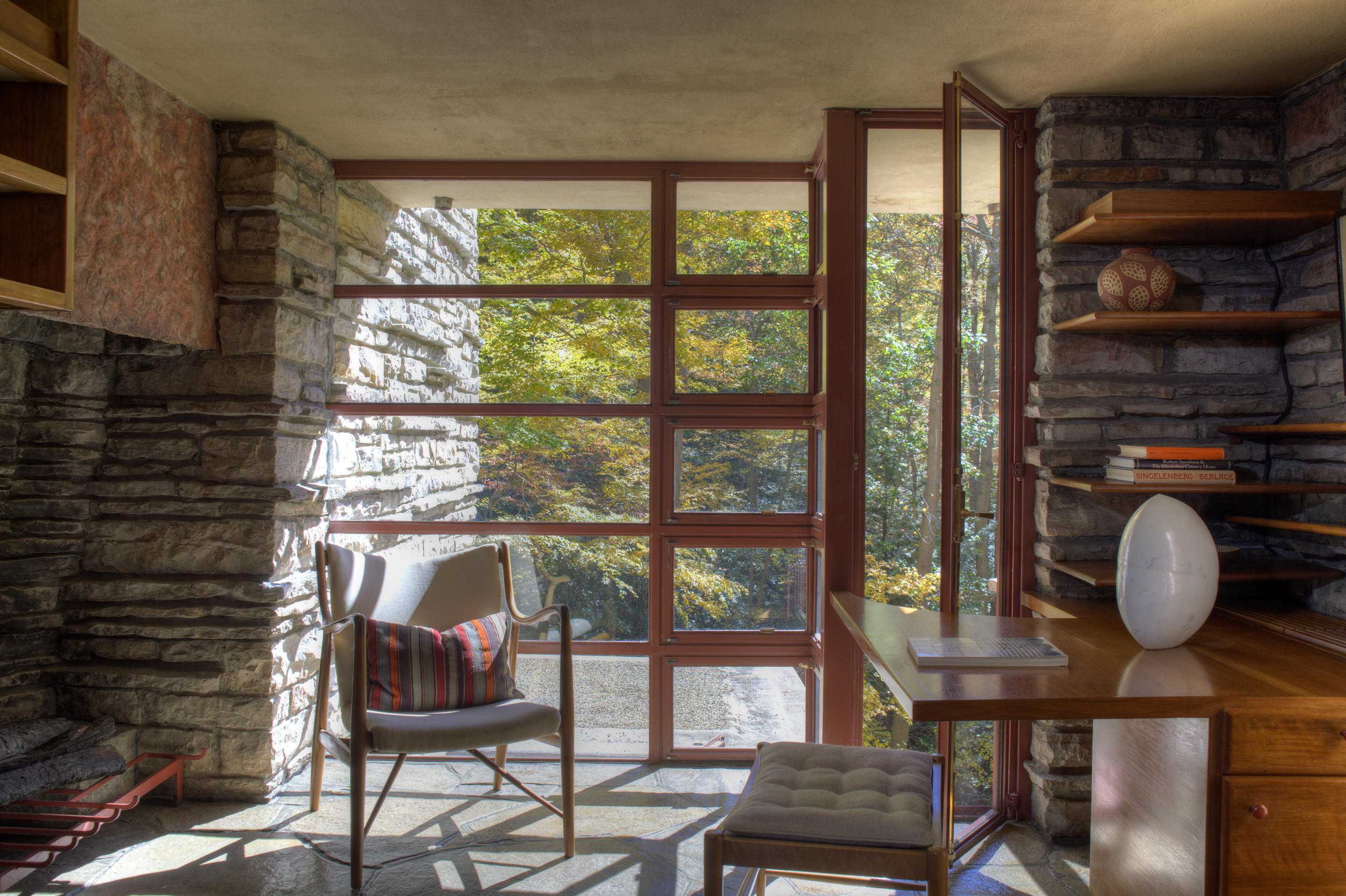 Frank Lloyd Wright S Fallingwater Lets In The Light With Low Iron Glass