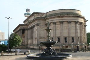 a historic library building in liverpool, england