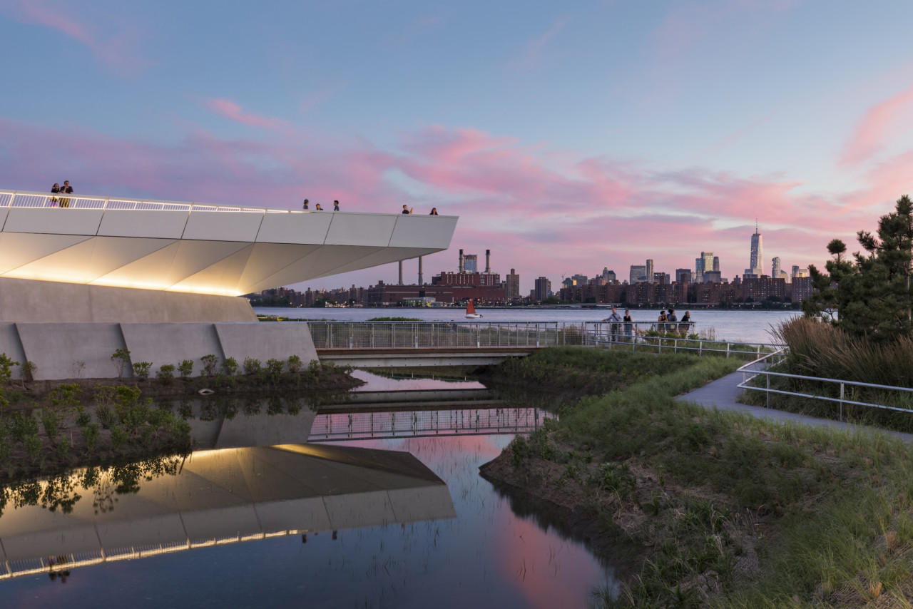 a riverfront park in Queens, a Awards for Excellence in Design winner
