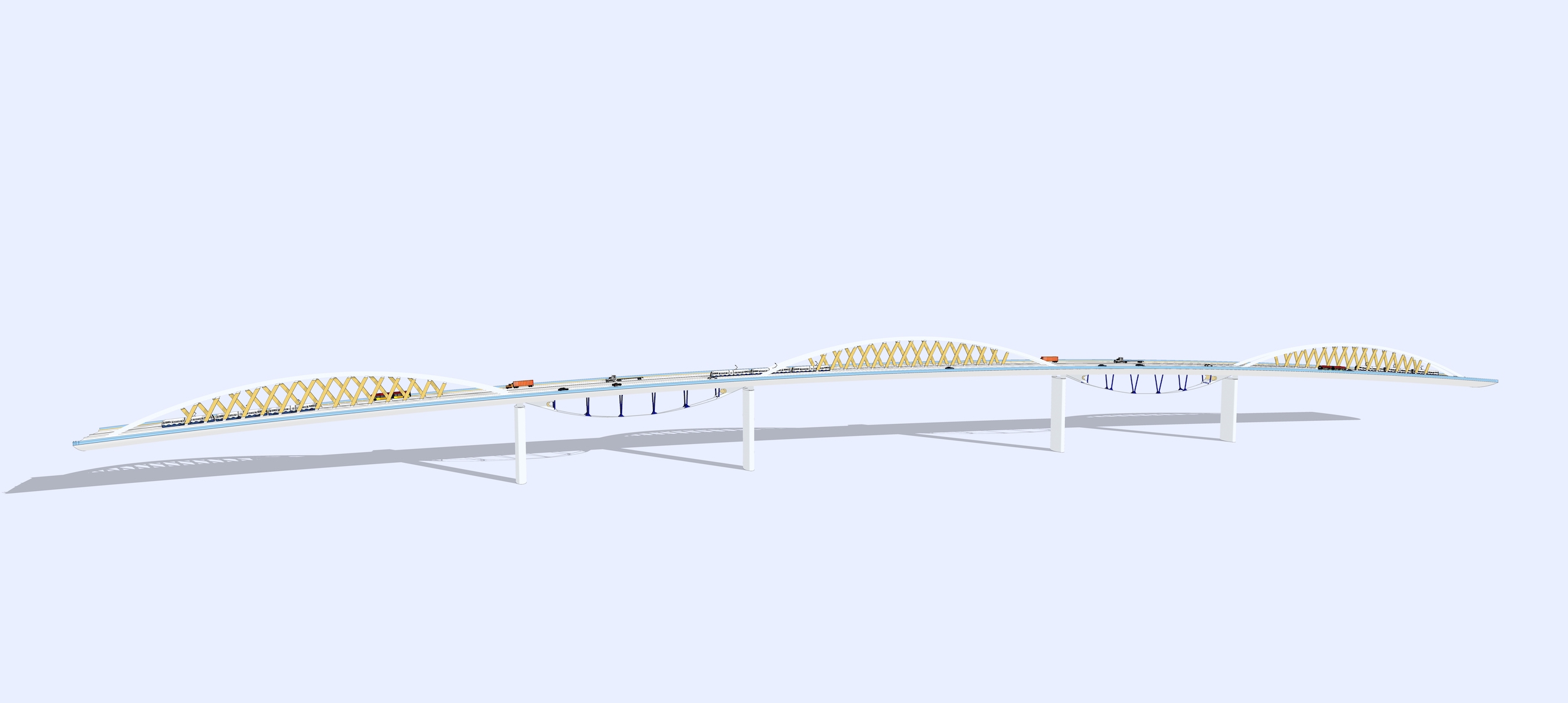illustration of a proposed bridge