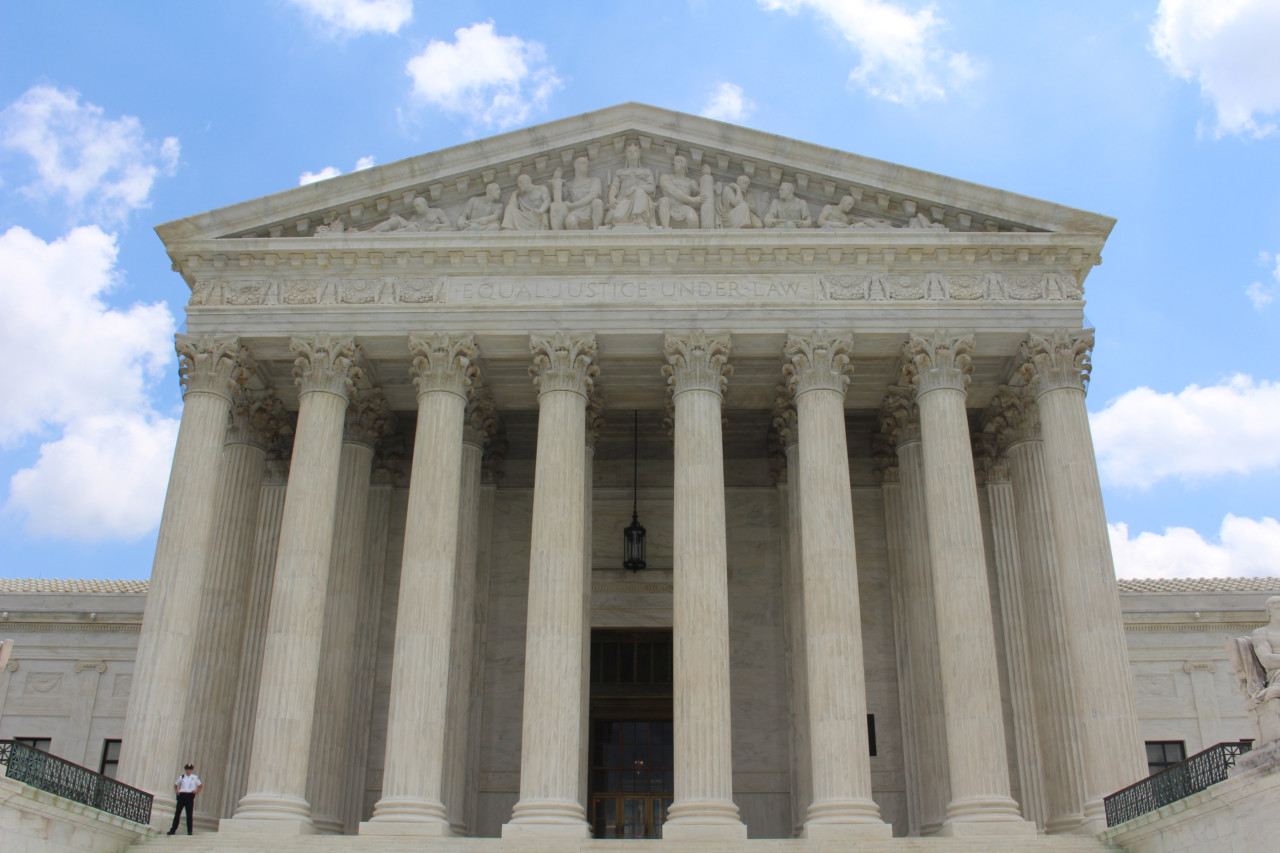 The US supreme court building, where a case on building codes was recently decided