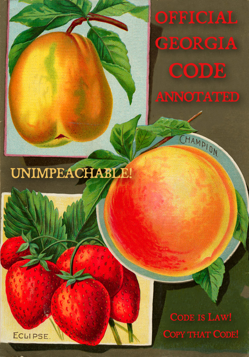 A book of building codes with peaches on the cover