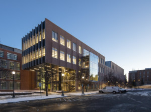 The cantilevering plant sciences building in Washington, with a massive cantilever