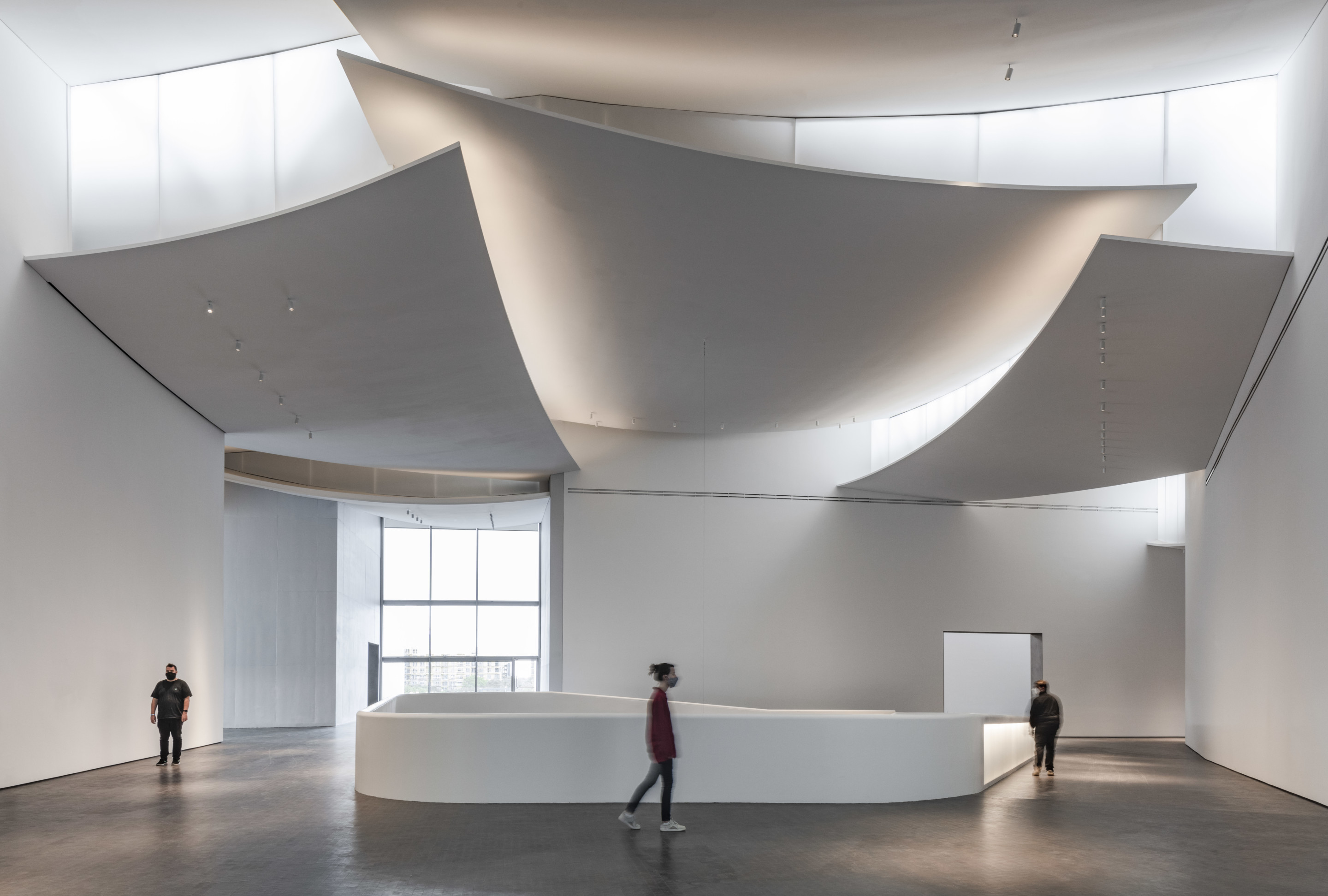 The interior of the Kinder Building at MFAH
