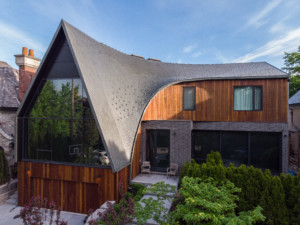 a home with a zinc roof, A-House