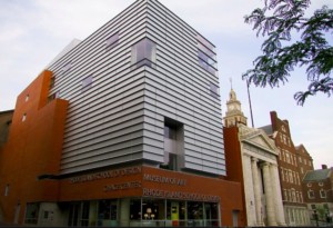 exterior of a museum addition at RISD
