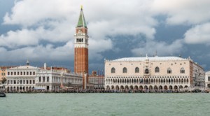 St. Mark’s Basilica and square on the venetian waterfront