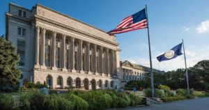 a classical style federal building in washington, now mandated under an executive order