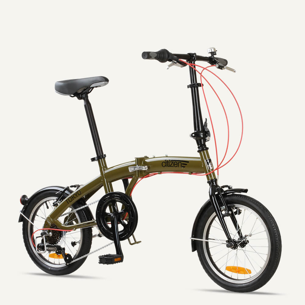 a folding bicycle