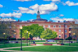 the campus of howard university, a HBCU in DC