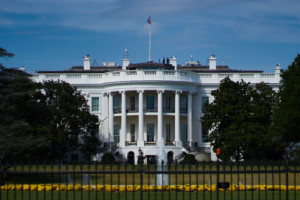The white house, soon to be occupied by the biden-harris administration