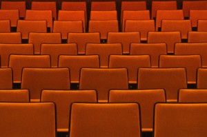 empty seats in a lecture venue