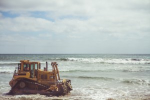 a bulldozer in the ocean, a metaphor for the december 2020 architecture billings index