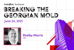 co-chair social asset showing shelby morris and breaking the georgian mold