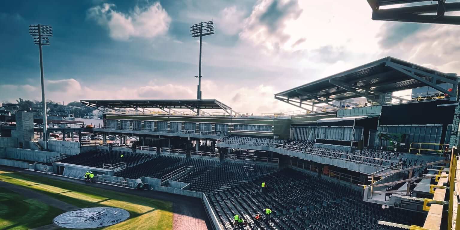 Worcester Red Sox play first home game at the newly completed