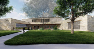 exterior rendering of a museum building