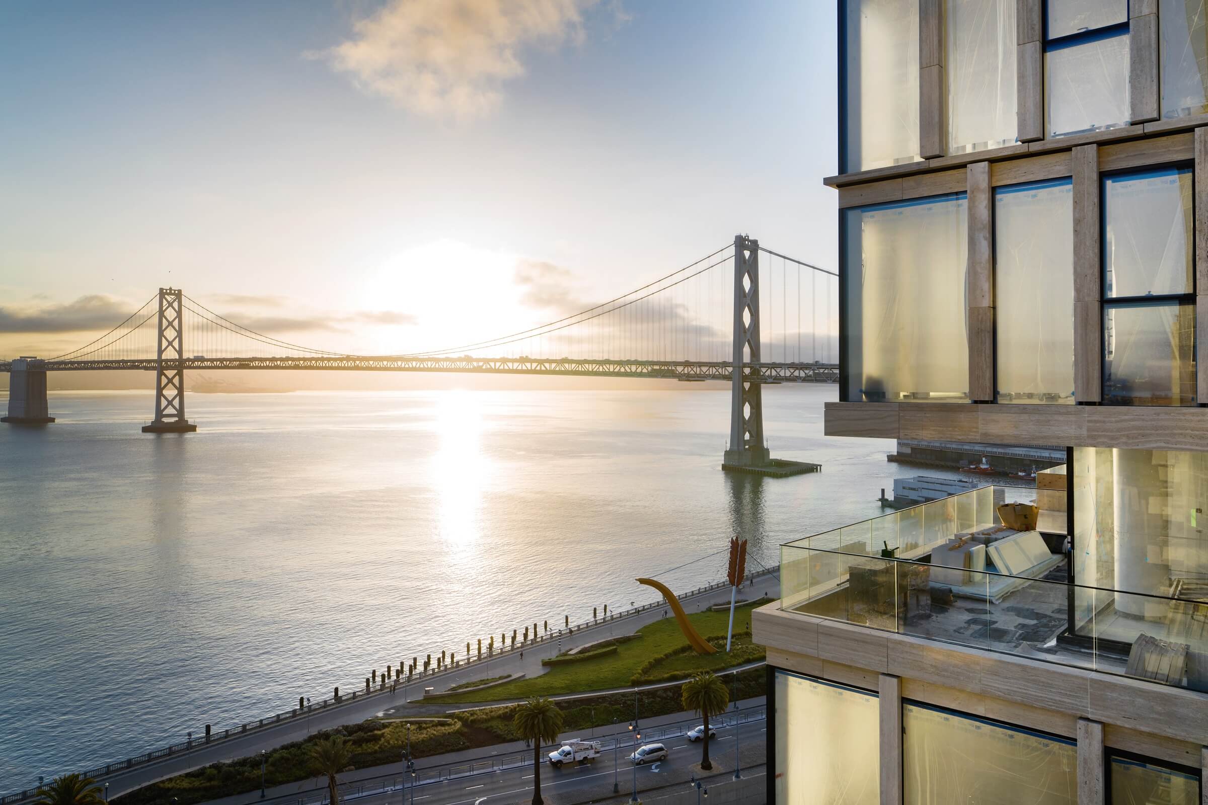 Rendering of the tower looking towards the San Francisco Bay