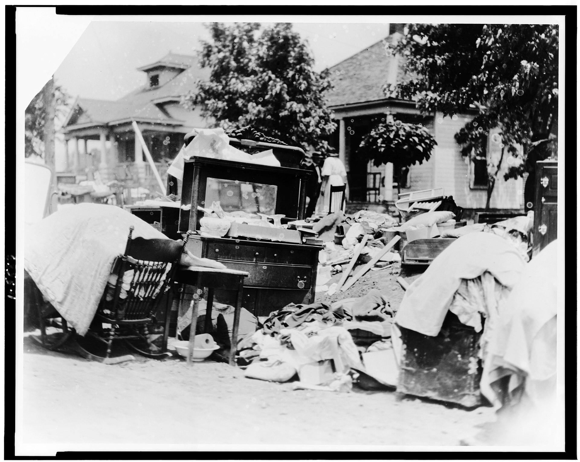 A file photo of furniture on the streets of greenwood