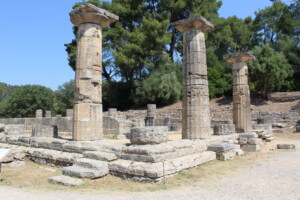 Image of Olympia in Greece, threatened by wildifres
