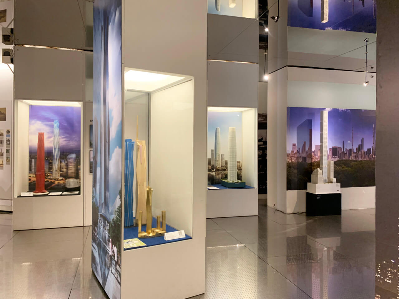 Image of supertall skyscraper exhibition.