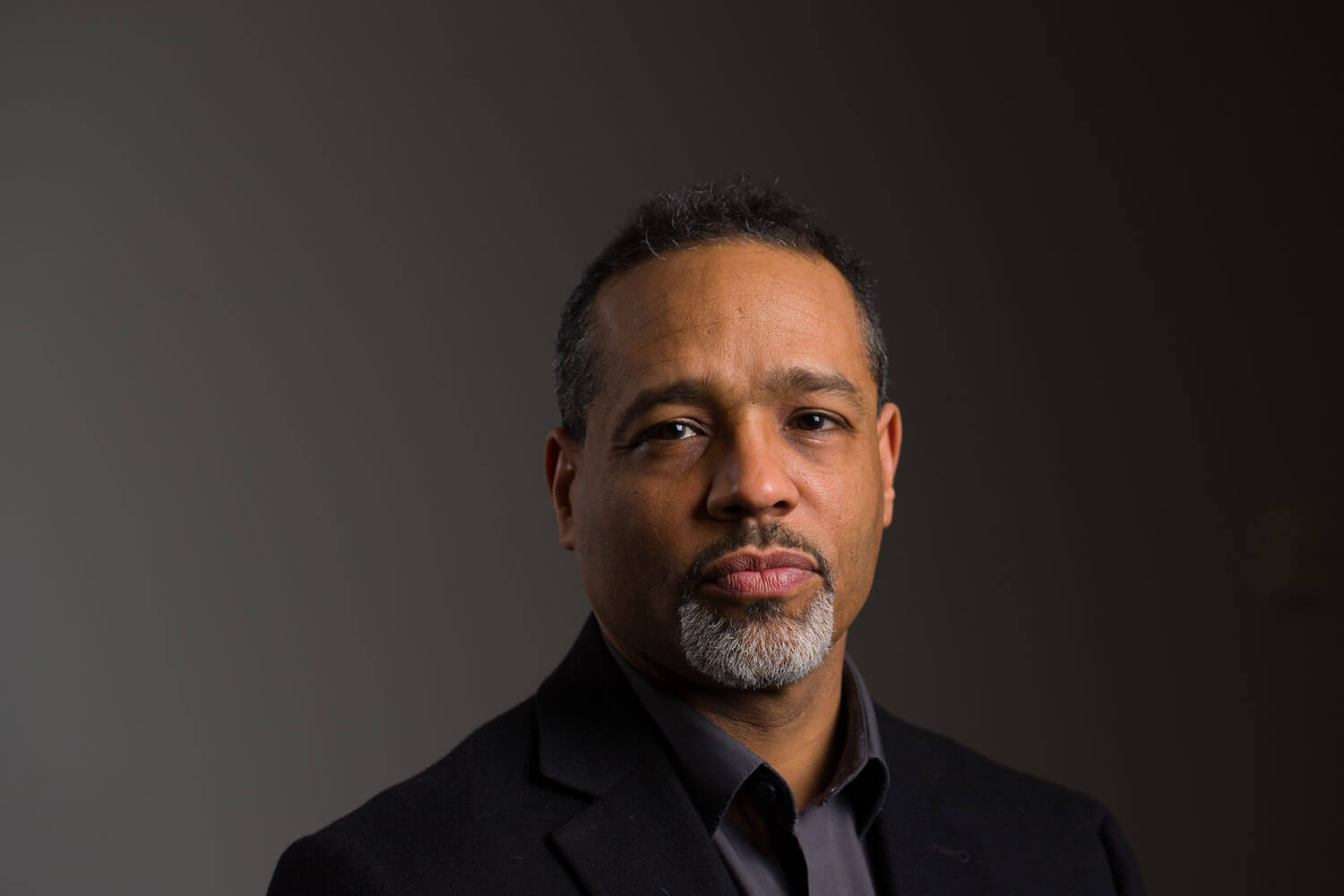 A headshot of a new dean, B. Stephen Carpenter II, a middle aged African-American man