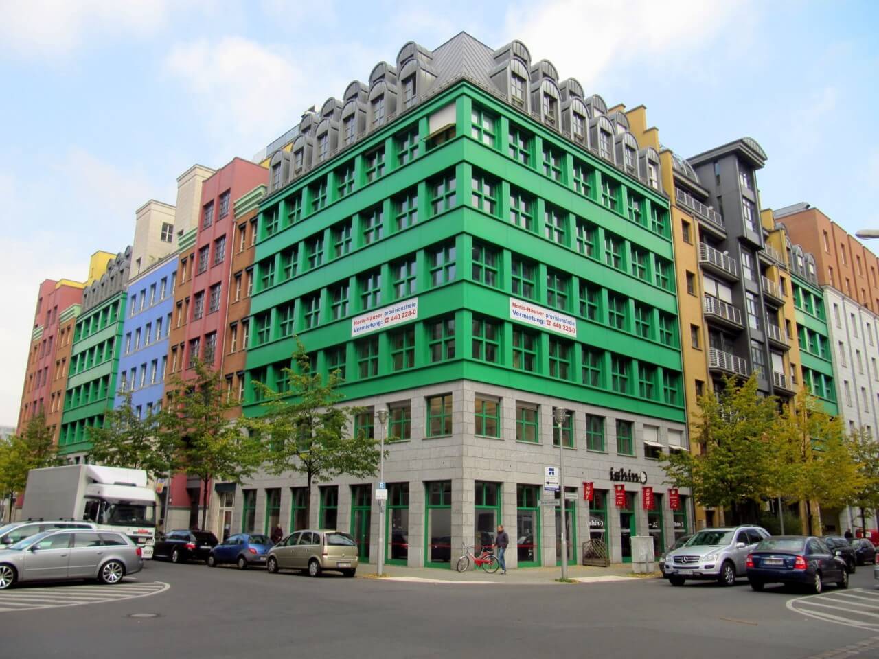 a colorfully painted apartment building in berlin
