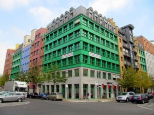 a colorfully painted apartment building in berlin