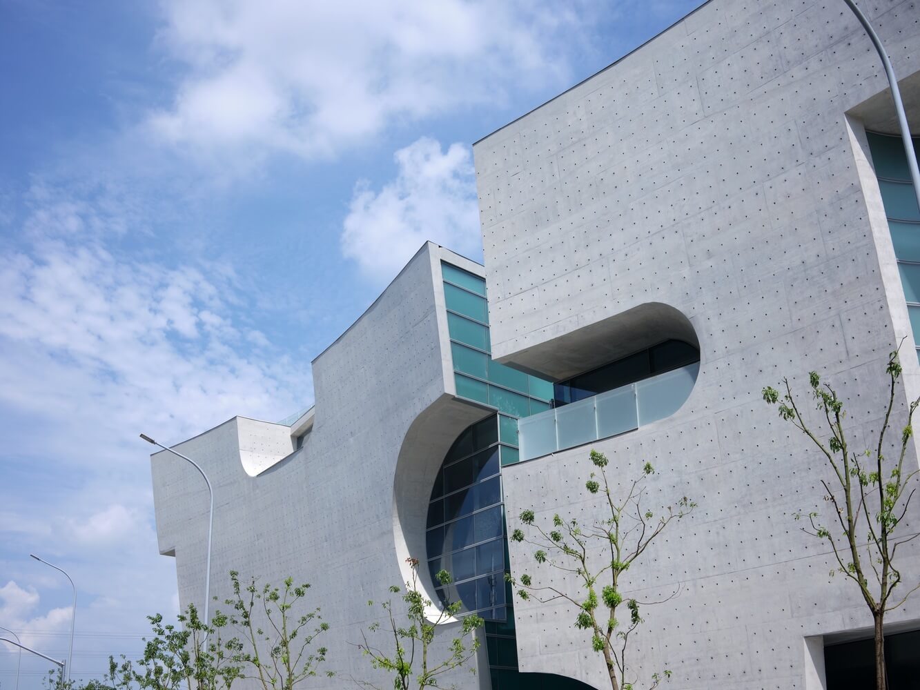 facade of a concrete building