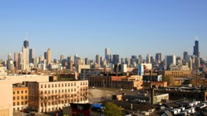 The chicago skyline