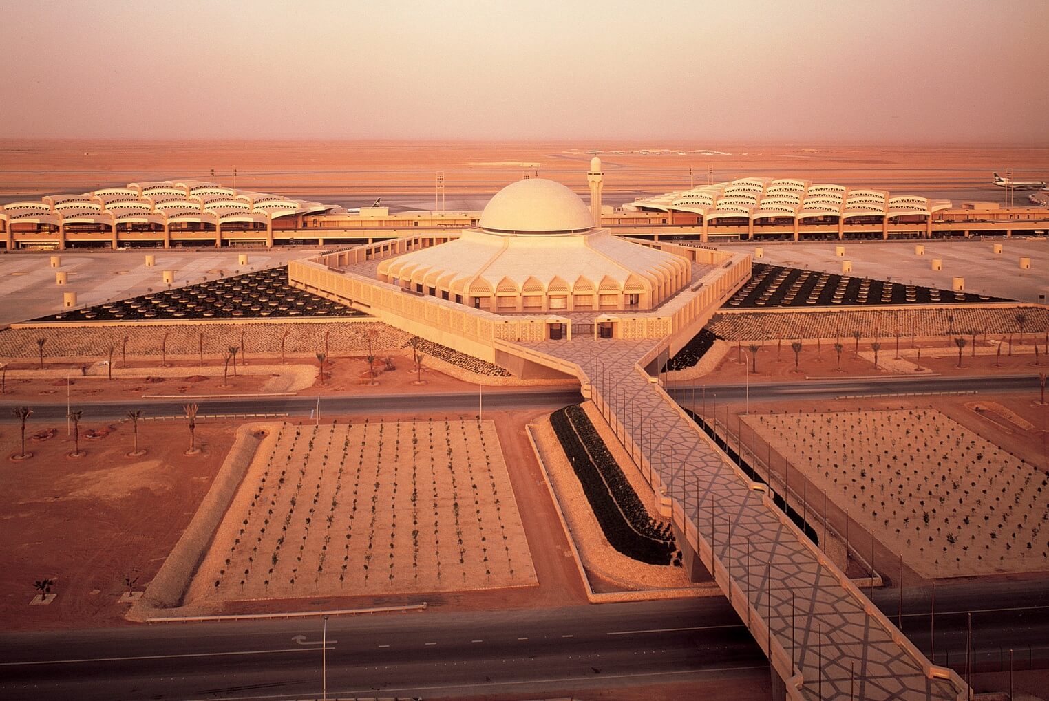 birds eye view of an airport in saudi arabia 