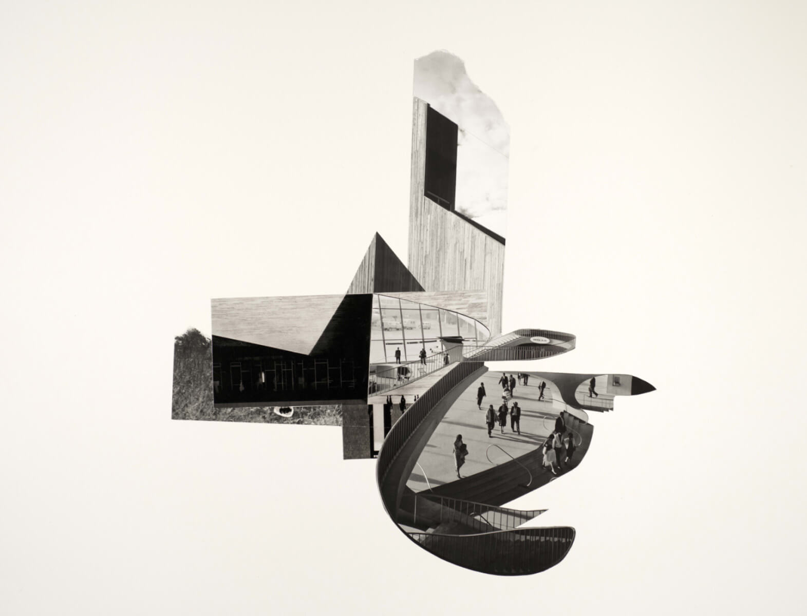 an architectural collage