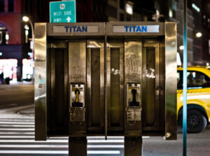 a public pay phone in nyc
