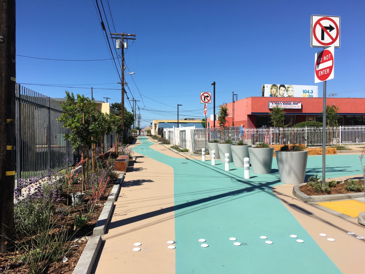 a neighborhood climate resiliency effort with green surfaces
