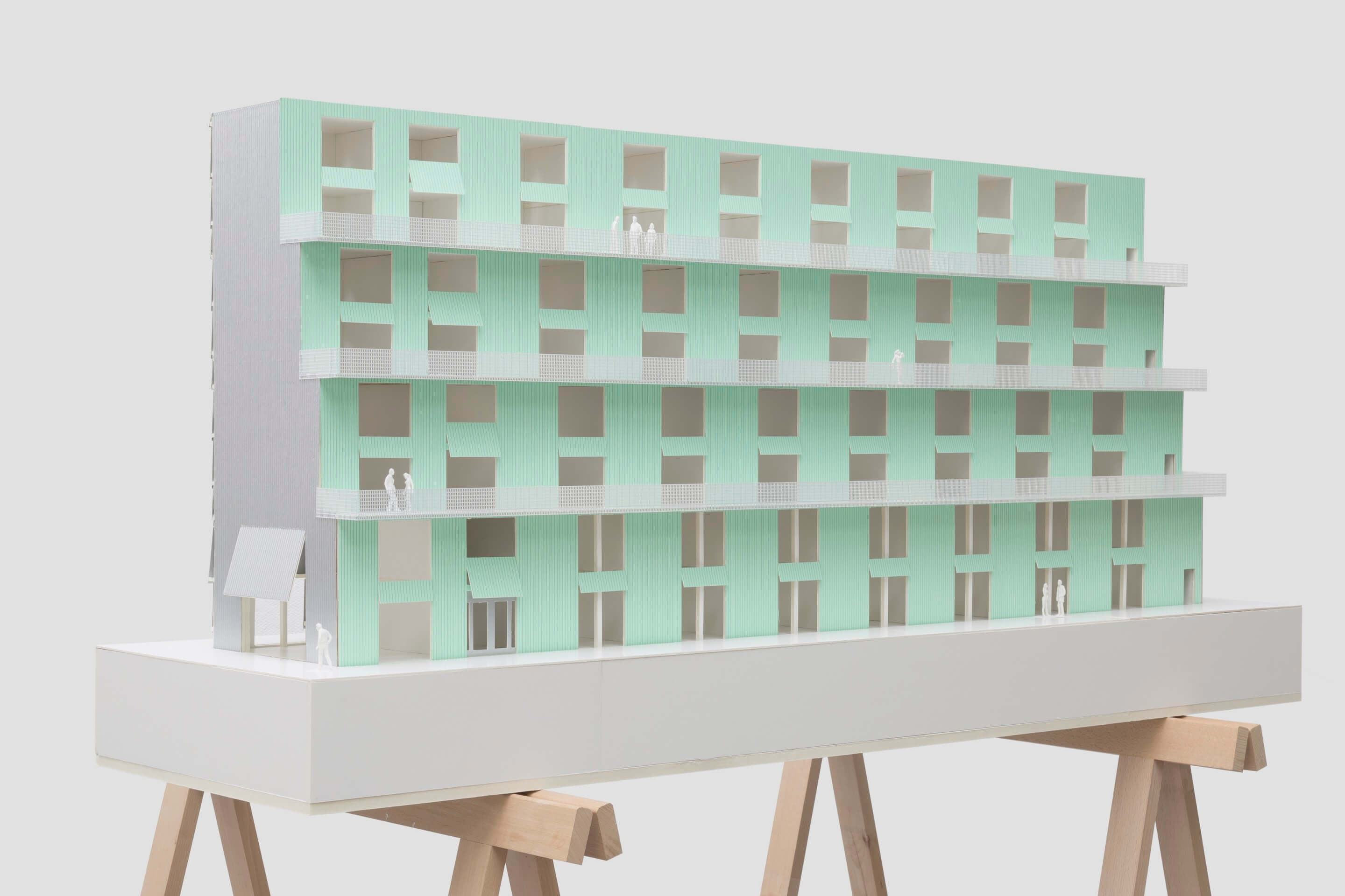 model of a multifamily housing complex