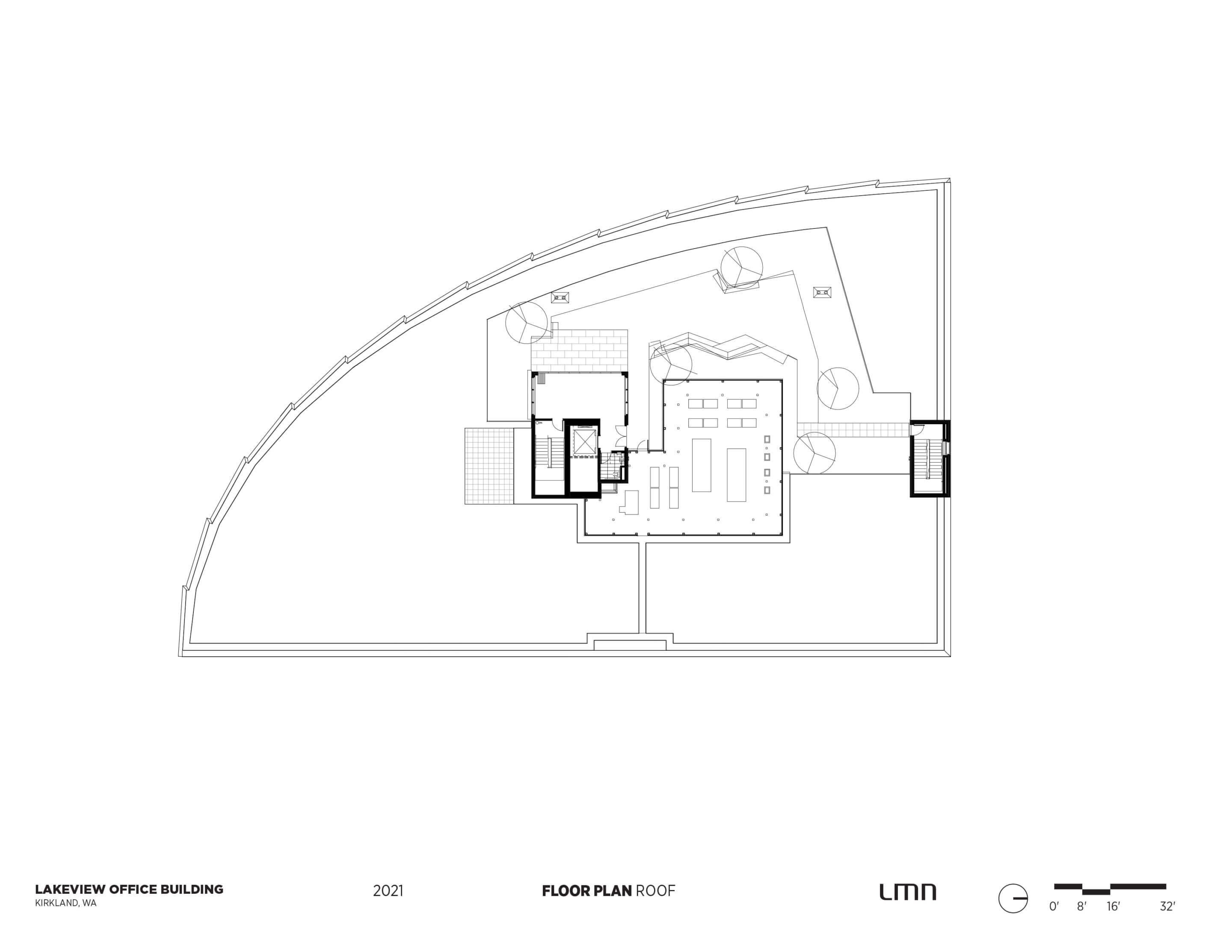 Floor plan of office building