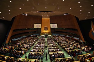 interior of un general assembly room