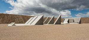 a monumental sculptural work in the nevada desert