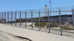 view of a park space at the u.s.-mexico border