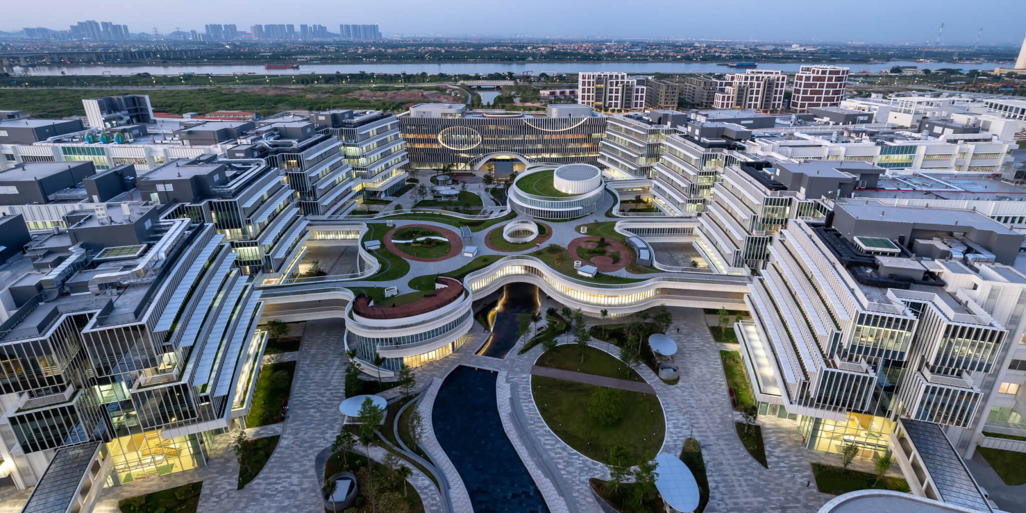 a large education campus in china